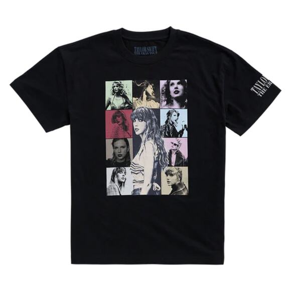 NEW Taylor Swift The Eras Tour Through LA Black T-Shirt Medium Authentic Merch - Picture 1 of 7
